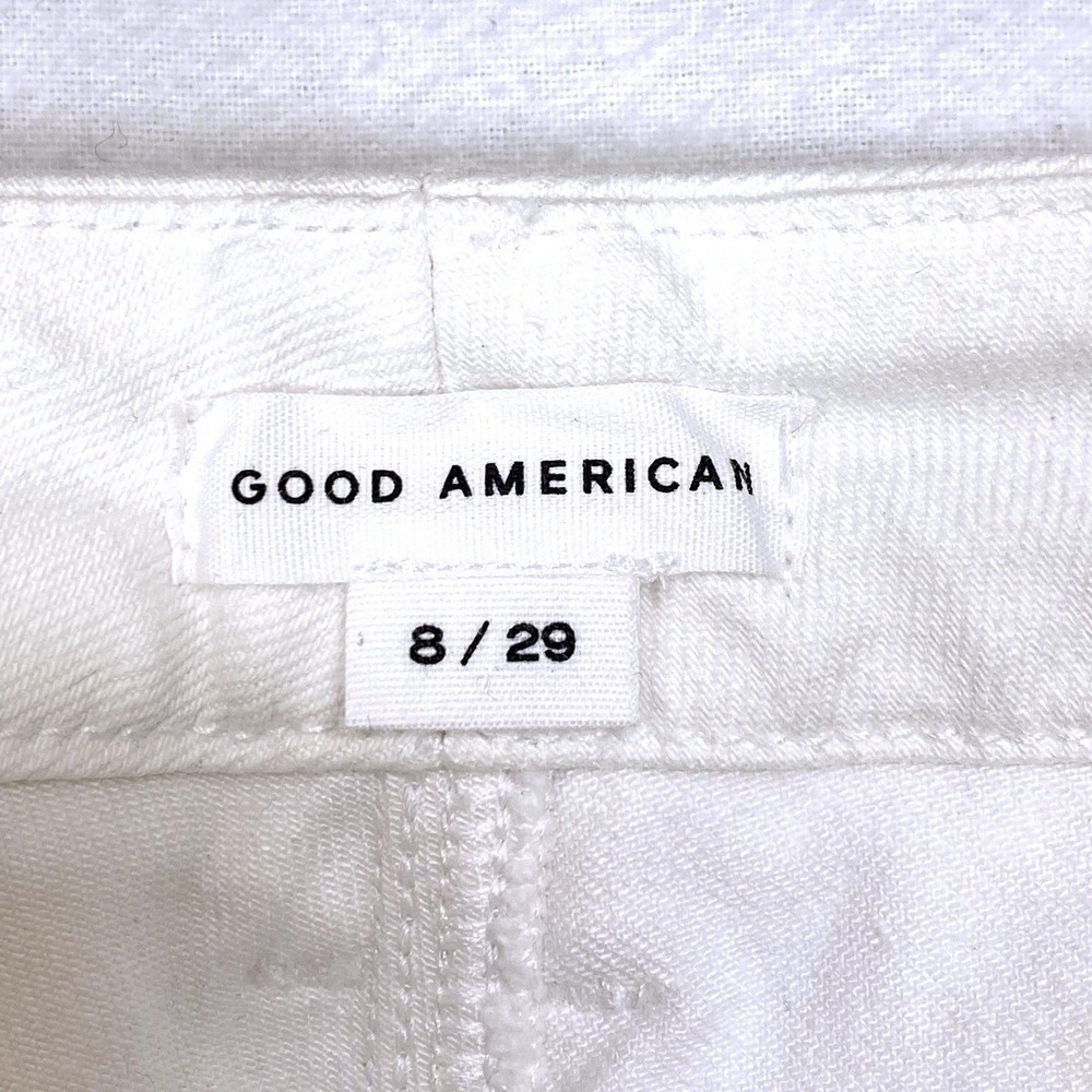Good American White Boot Cut Jeans - Picture 7 of 9